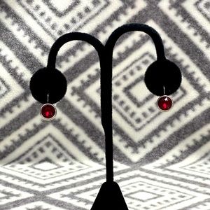 Touchstone Crystal Bliss Siam Earrings.